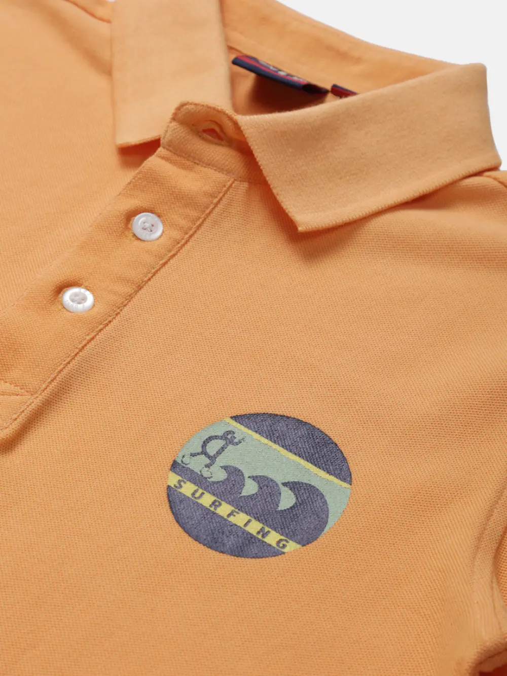 Gini & Jony Boys Orange Polo T-Shirt