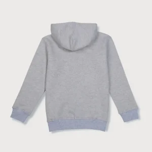 Gini And Jony Boys Grey Solid Cotton Knits Jacket Full Sleeves