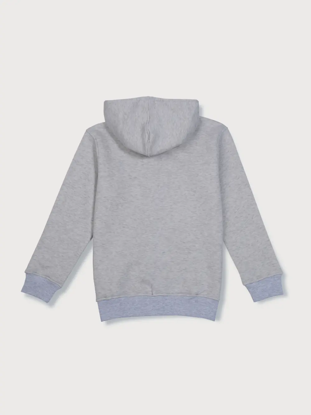 Gini And Jony Boys Grey Solid Cotton Knits Jacket Full Sleeves