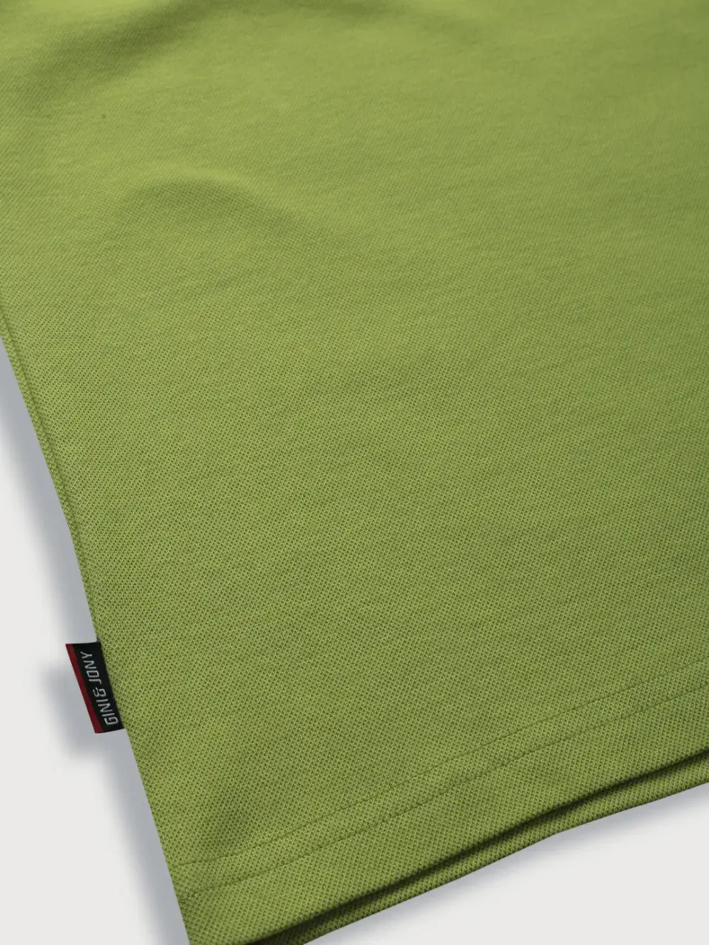 Gini & Jony Boys Green Solid Knits Full Sleeves T-Shirt