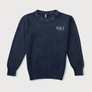 Gini And Jony Cotton Full Sleeves Pullover Logo Print