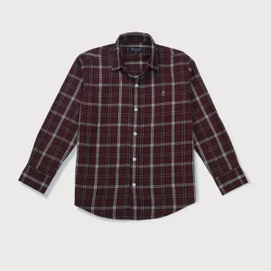 Gini And Jony Boys Solid Cotton Shirt