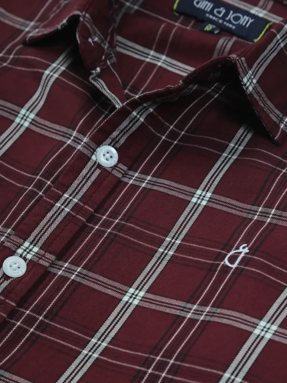 Gini And Jony Boys Solid Cotton Shirt