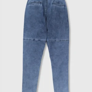 Gini & Jony Boys Blue Washed Denim Jeans Elasticated