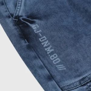 Gini & Jony Boys Blue Washed Denim Jeans Elasticated