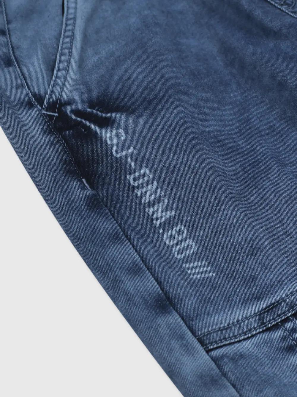 Gini & Jony Boys Blue Washed Denim Jeans Elasticated