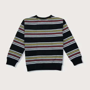 Boys Blue Cotton Printed Sweatshirt