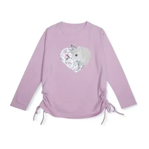 Gini & Jony Girls Pink Applique Knits Half Sleeves Knits Top