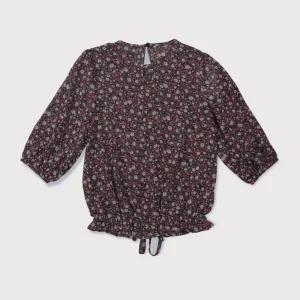 Baby Girls Casual Polyester Blend Blouson Top