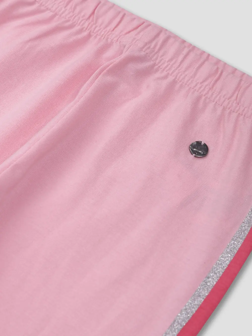 Gini And Jony Girls Pink Cotton Solid Legging Elasticated