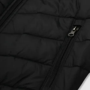 Gini And Jony Girls Black Solid Taffeta Heavy Winter Jacket Full Sleeves