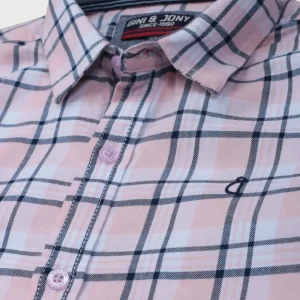 Gini And Jony Boys Solid Cotton Shirt