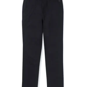 Gini And Jony Boys Black Solid Cotton Trouser Fixed Waist