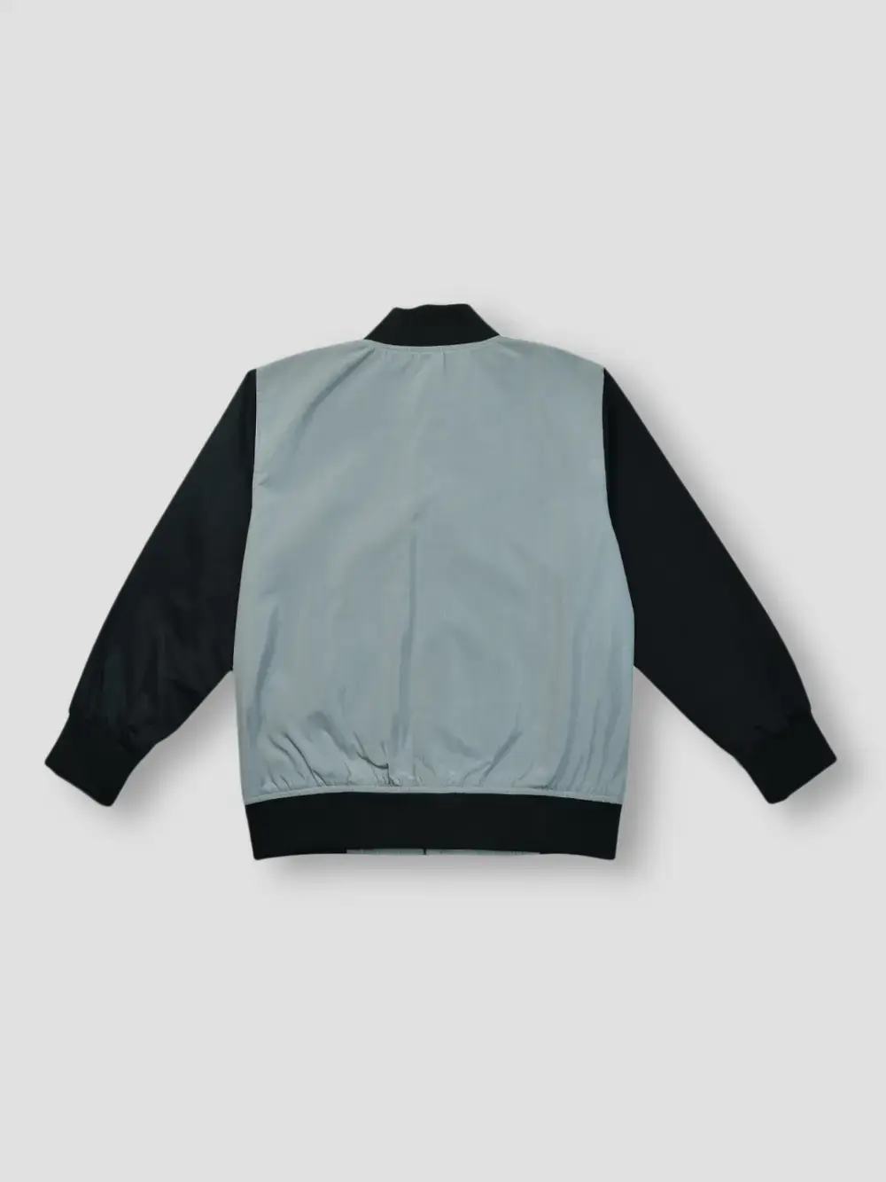 Gini & Jony Boys Grey Solid Taffeta Full Sleeves Woven Jacket