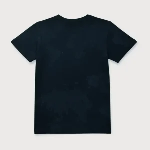 Gini & Jony Boys Blue Printed Cotton T-Shirt Half Sleeves