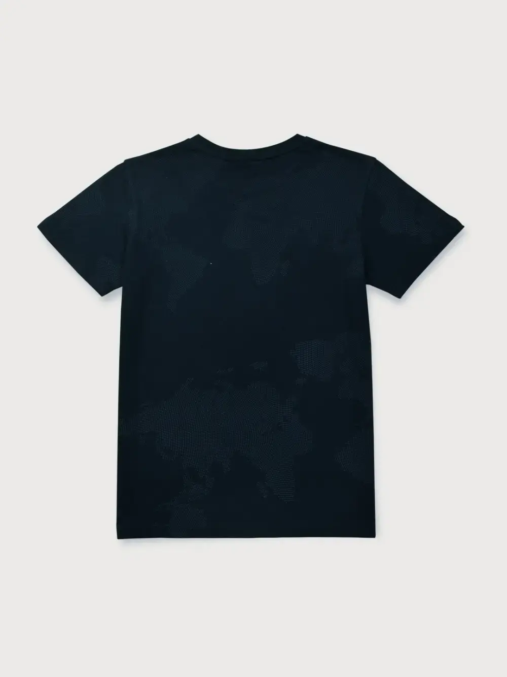 Gini & Jony Boys Blue Printed Cotton T-Shirt Half Sleeves