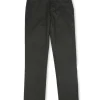 Gini & Jony Boys Blue Solid Cotton Fixed Waist Trouser