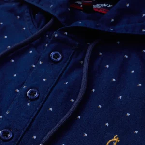 Gini And Jony Boys Blue Coversational Print Shirt Half Sleeves