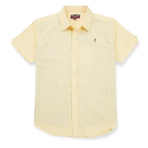 Gini And Jony Boys Solid Cotton Shirt