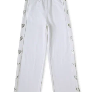 Gini & Jony Girls Orange Camouflage Knits Elasticated Track Pant