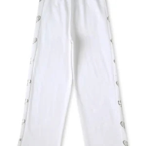Gini & Jony Girls Orange Camouflage Knits Elasticated Track Pant