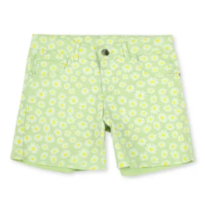 Gini & Jony Girls Solid Cotton Elasticated Shorts