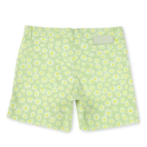 Gini & Jony Girls Solid Cotton Elasticated Shorts