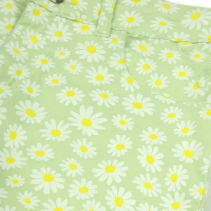 Gini & Jony Girls Solid Cotton Elasticated Shorts