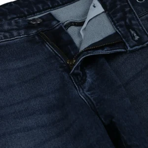 Gini And Jony Girls Dark Blue Washed Denim Jeans Fixed Waist