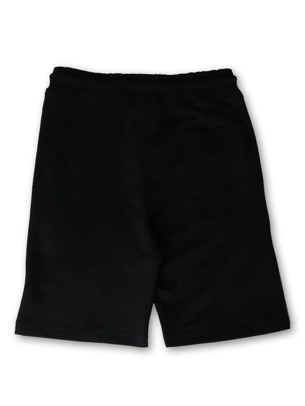 Gini And Jony Boys Black Solid Cotton Bermuda Elasticated 3-4Y
