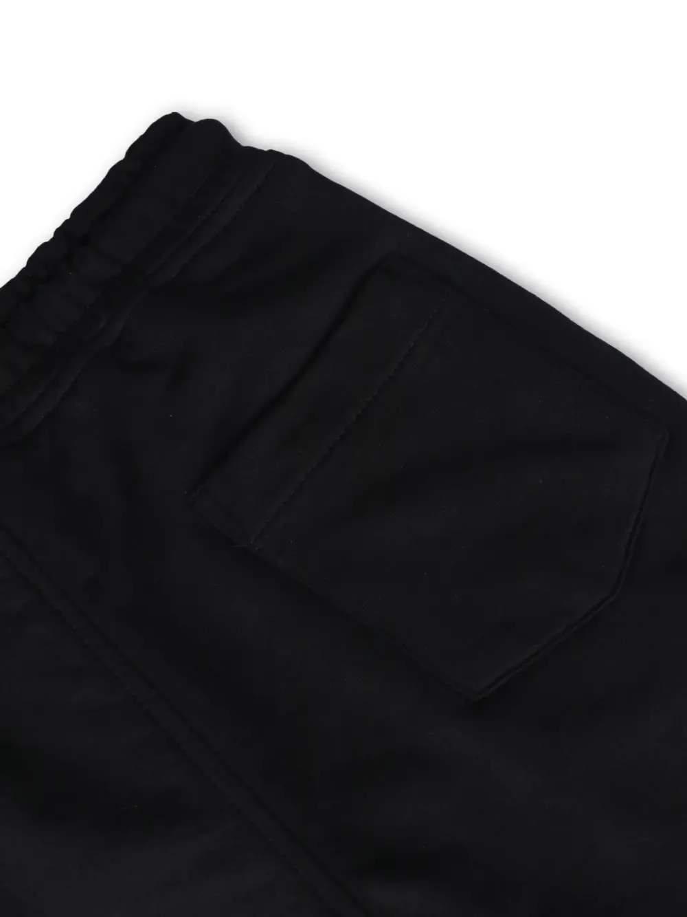 Gini And Jony Boys Black Solid Cotton Bermuda Elasticated 3-4Y