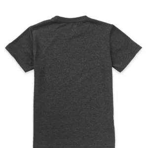 Gini And Jony Boys Grey Printed Cotton T-Shirt Half Sleeves