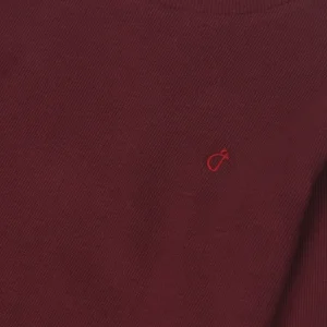 Gini And Jony Girls Maroon Solid Cotton Skivvy Full Sleeves 9-10 Years