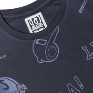 Gini And Jony Boys Navy Graphic Print Cotton T-Shirt Half Sleeves