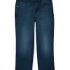Gini And Jony Boys Navy Blue Washed Denim Fixed Waist Jeans