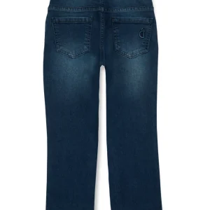 Gini And Jony Boys Navy Blue Washed Denim Fixed Waist Jeans