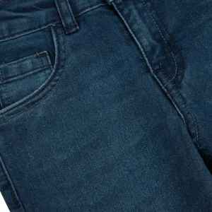 Gini And Jony Boys Navy Blue Washed Denim Fixed Waist Jeans