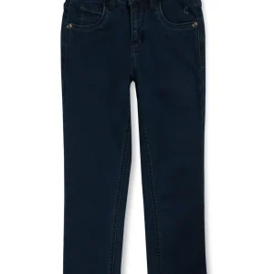 Gini And Jony Boys Black Solid Denim Fixed Waist Jeans