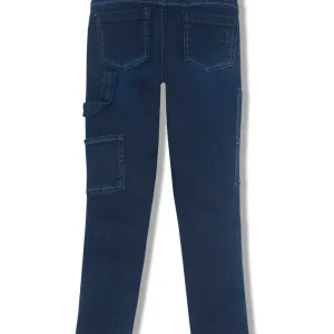 Gini & Jony Boys Blue Solid Denim Fixed Waist Jeans