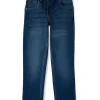 Gini & Jony Boys Blue Washed Denim Elasticated Jeans