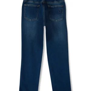 Gini & Jony Boys Blue Washed Denim Elasticated Jeans