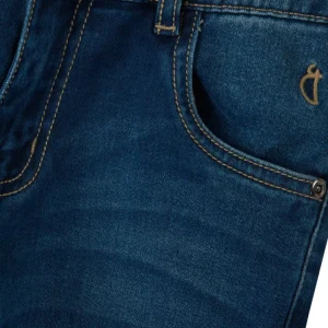 Gini & Jony Boys Blue Washed Denim Elasticated Jeans