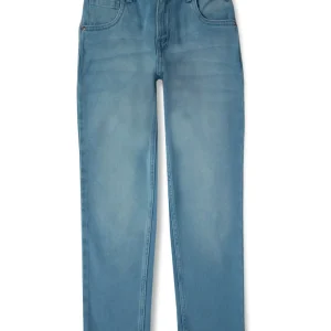 Gini & Jony Boys Blue Washed Denim Elasticated Jeans