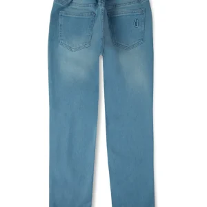Gini & Jony Boys Blue Washed Denim Elasticated Jeans