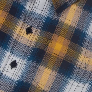 Gini And Jony Boys Yellow Checkered Woven Full Sleeves Shirt
