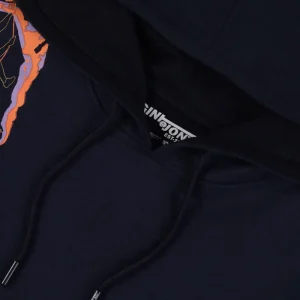 Gini And Jony Boys Navy Blue Graphic Print Cotton Sweat Shirt Full Sleeves