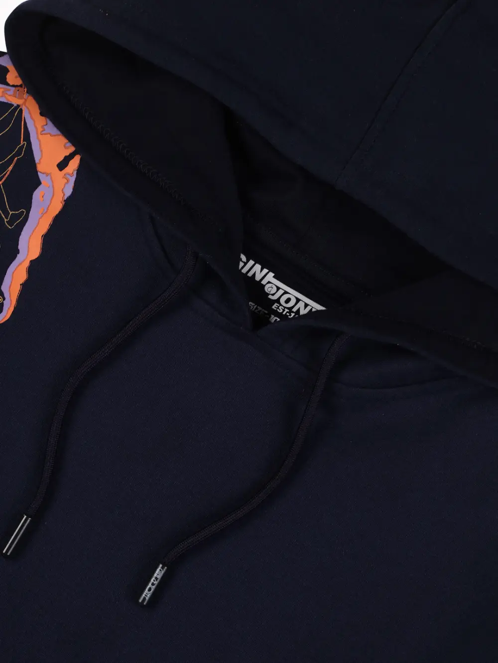 Gini And Jony Boys Navy Blue Graphic Print Cotton Sweat Shirt Full Sleeves