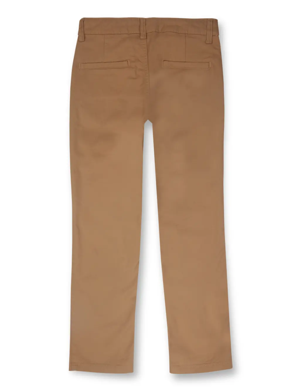 Gini And Jony Boys Khaki Solid Cotton Trouser Fixed Waist