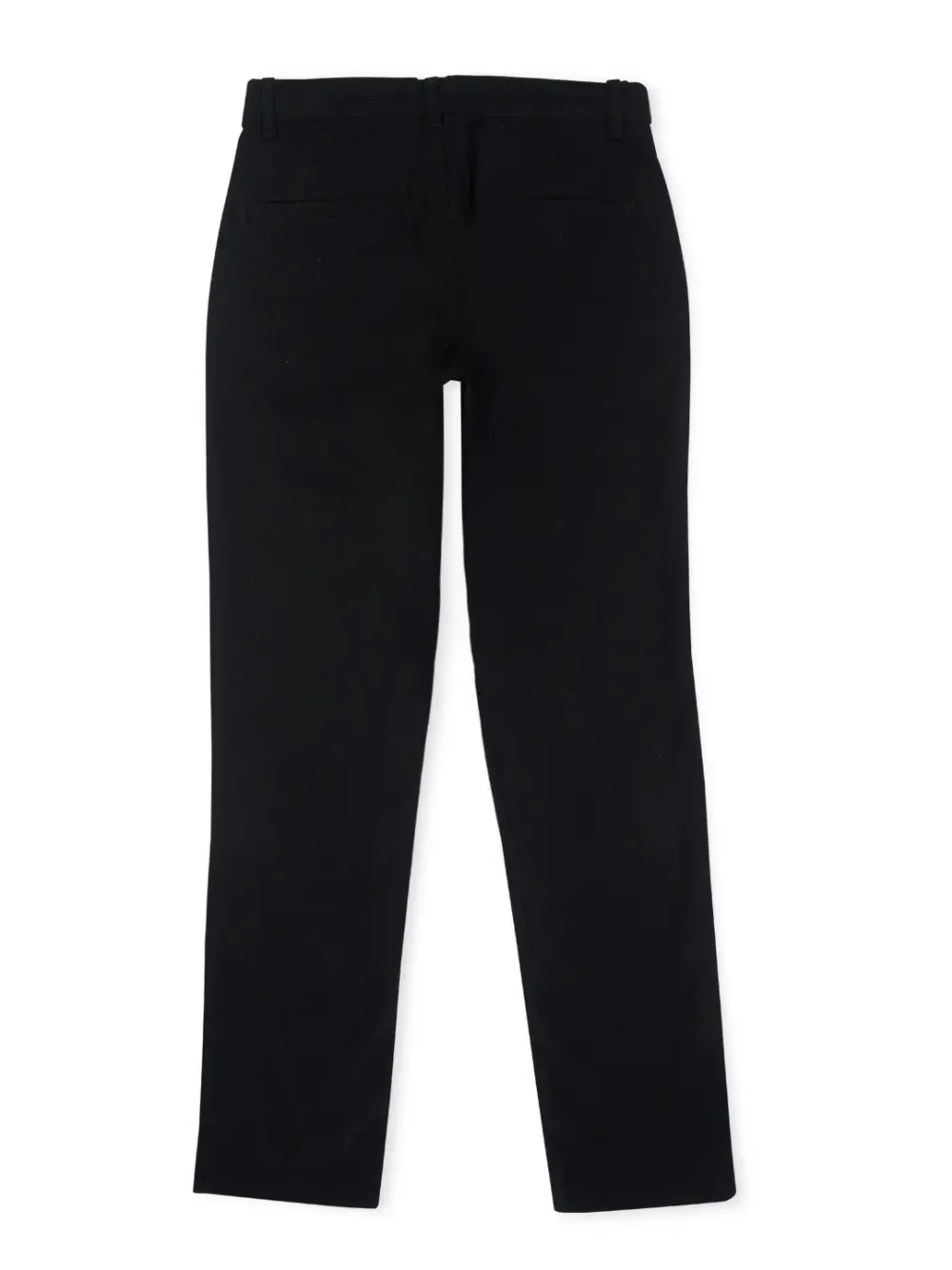 Gini And Jony Boys Black Solid Cotton Trouser Fixed Waist