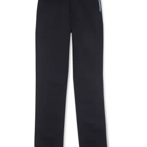 Gini And Jony Boys Black Solid Woven Fixed Waist Trouser